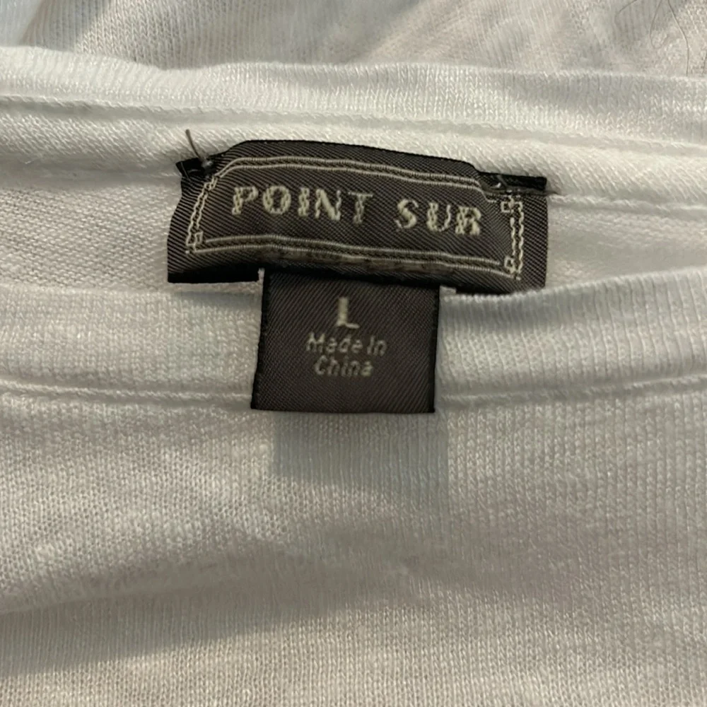 J Crew point sur linen roll cuff tee - Picture 5 of 6